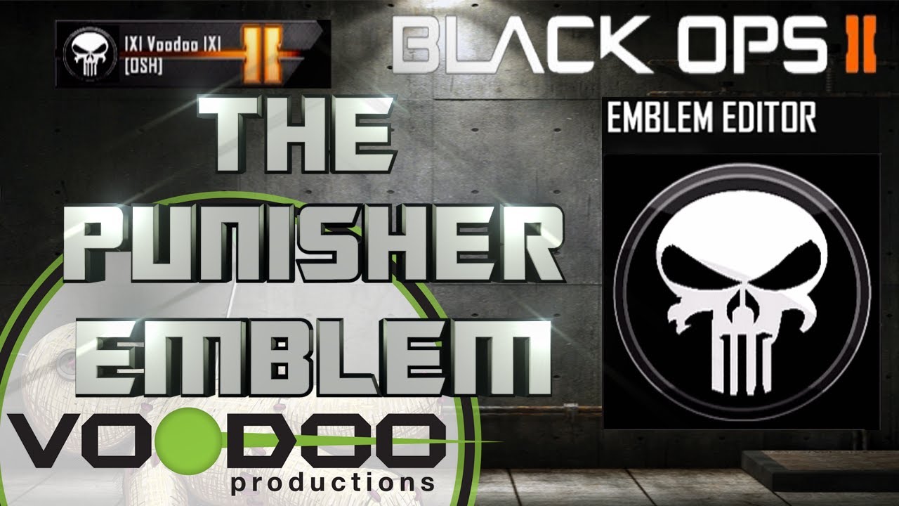 The Punisher Emblem , Black Ops 2 Emblem Tutorial , Episode 67