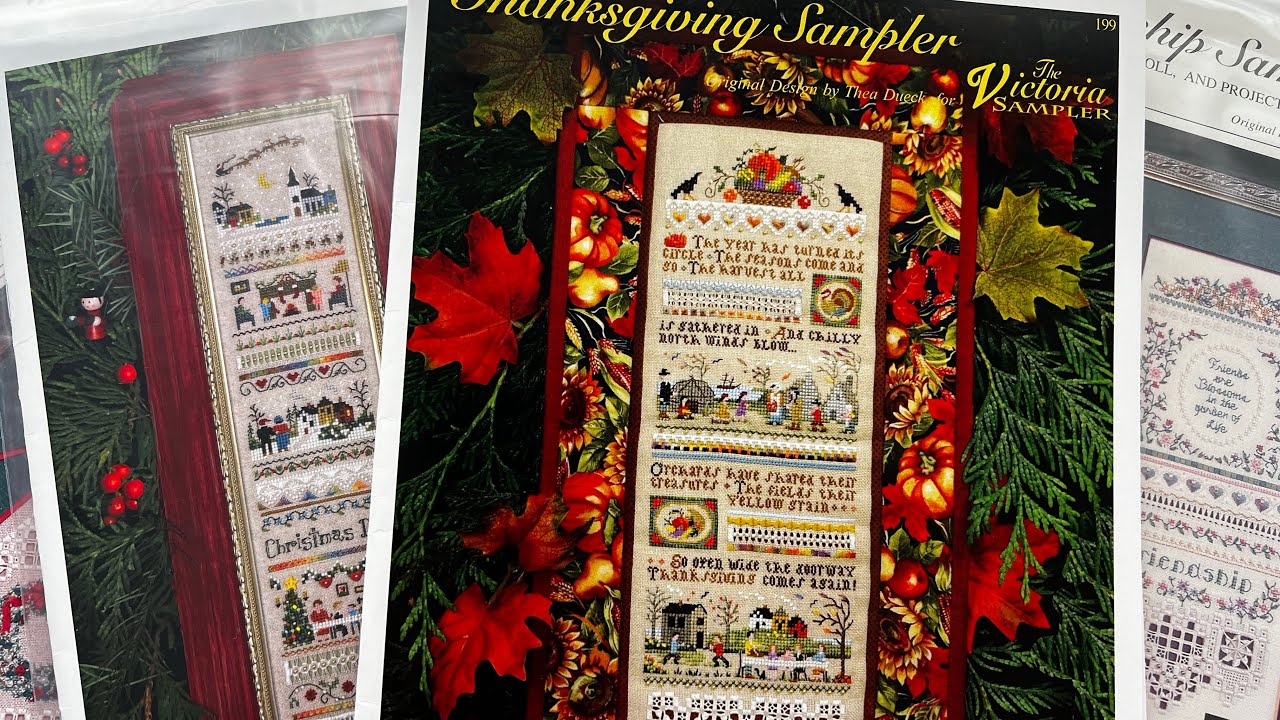 Вышивальные покупки 🛍️ Victoria Sampler ☀️ Just Nan 🌊 Jeannette Douglas