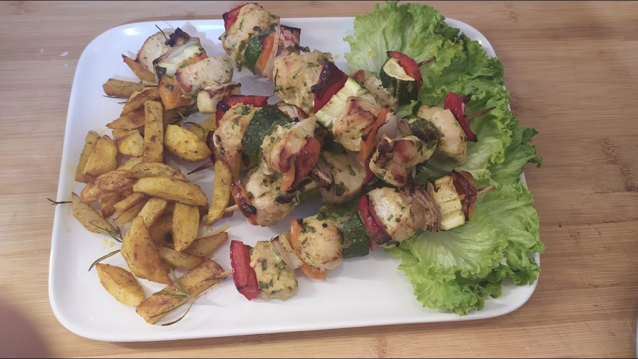SPIEDINI DI POLLO E VERDURA -un secondo sfizioso per pranzo e cene