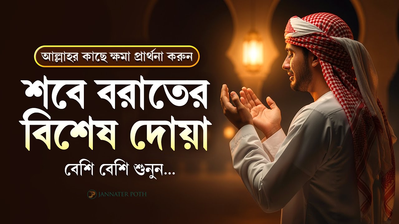 শবে বরাতের শক্তিশালী দোয়া ও আমল ২০২৬ | ভাগ্য রজনীর বিশেষ মোনাজাত | Shab e Barat Dua 2026