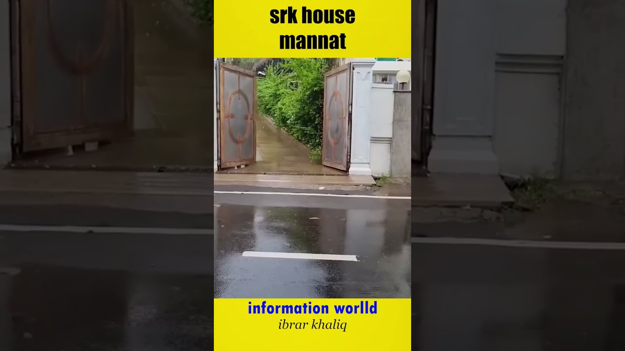 srk house mannat video#informationworld#shortvideo#viral#viralvideo#tranding#motivation#srk#srkhouse