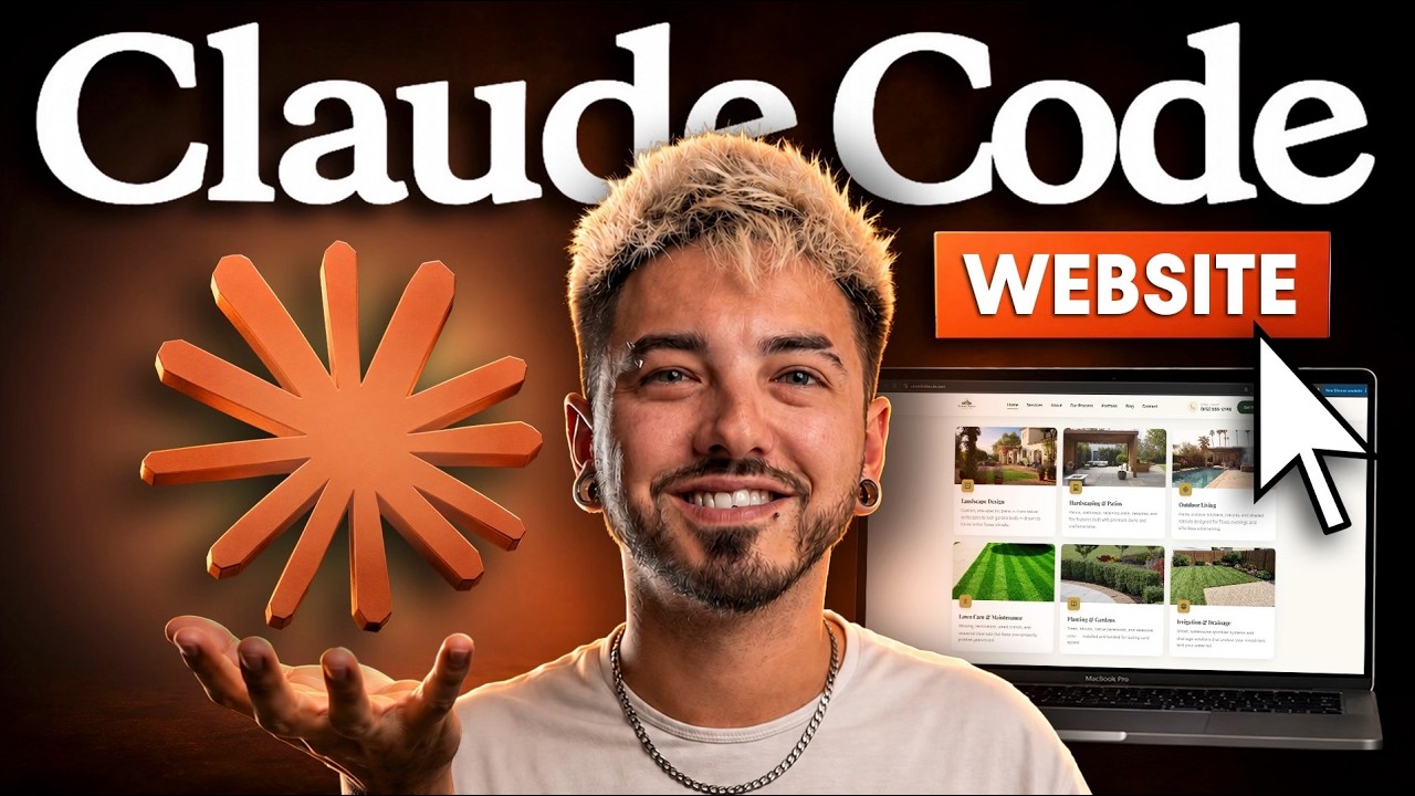 ПРОСТОЙ способ создать красивый сайт с помощью Claude Code (полный процесс)