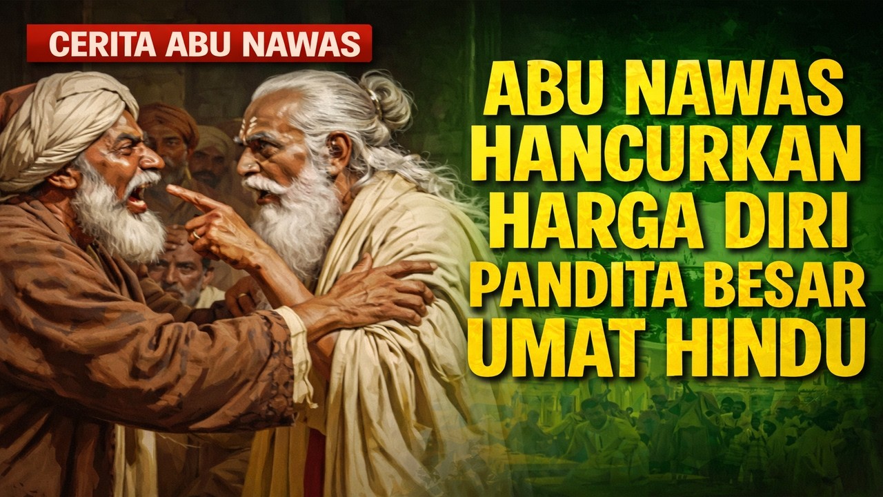 ABU NAWAS HANCURKAN HARGA DIRI PANDITA BESAR HINDU | CERITA ABU NAWAS PENGANTAR TIDUR
