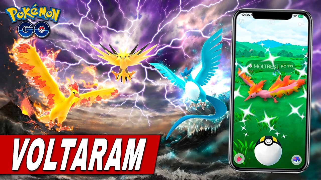 NÃO PERCA! Zapdos, Moltres e Articuno de VOLTA no Evento Caminho pra Kalos no Pokémon GO