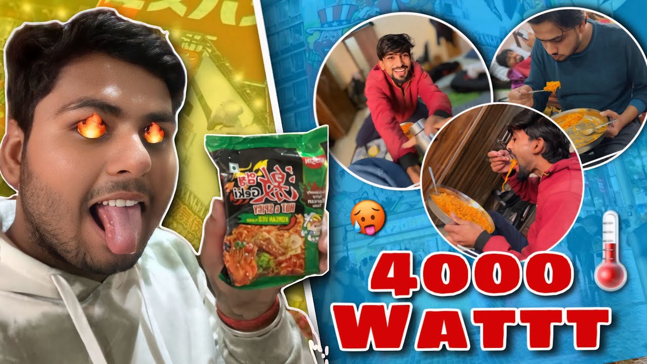 G**nd fat gayi 😂🔥🥵 Korean Ramen 🍜 