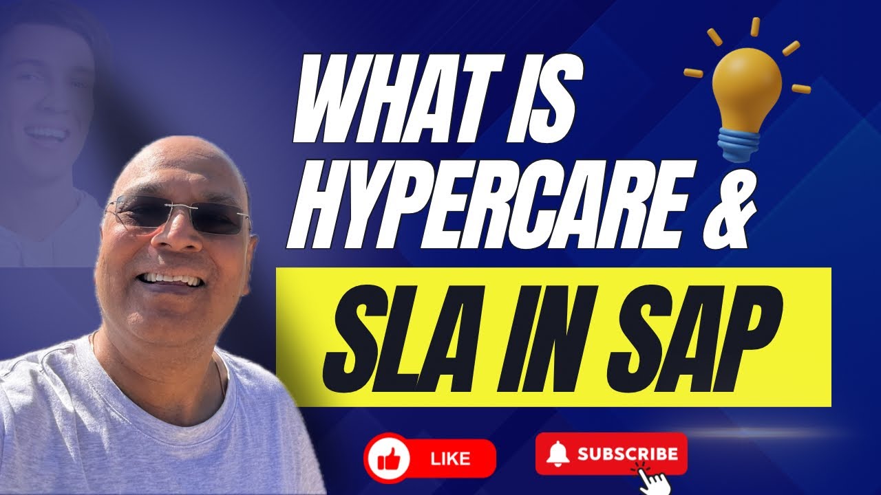 What is Hypercare and SLA in SAP . #sap #support