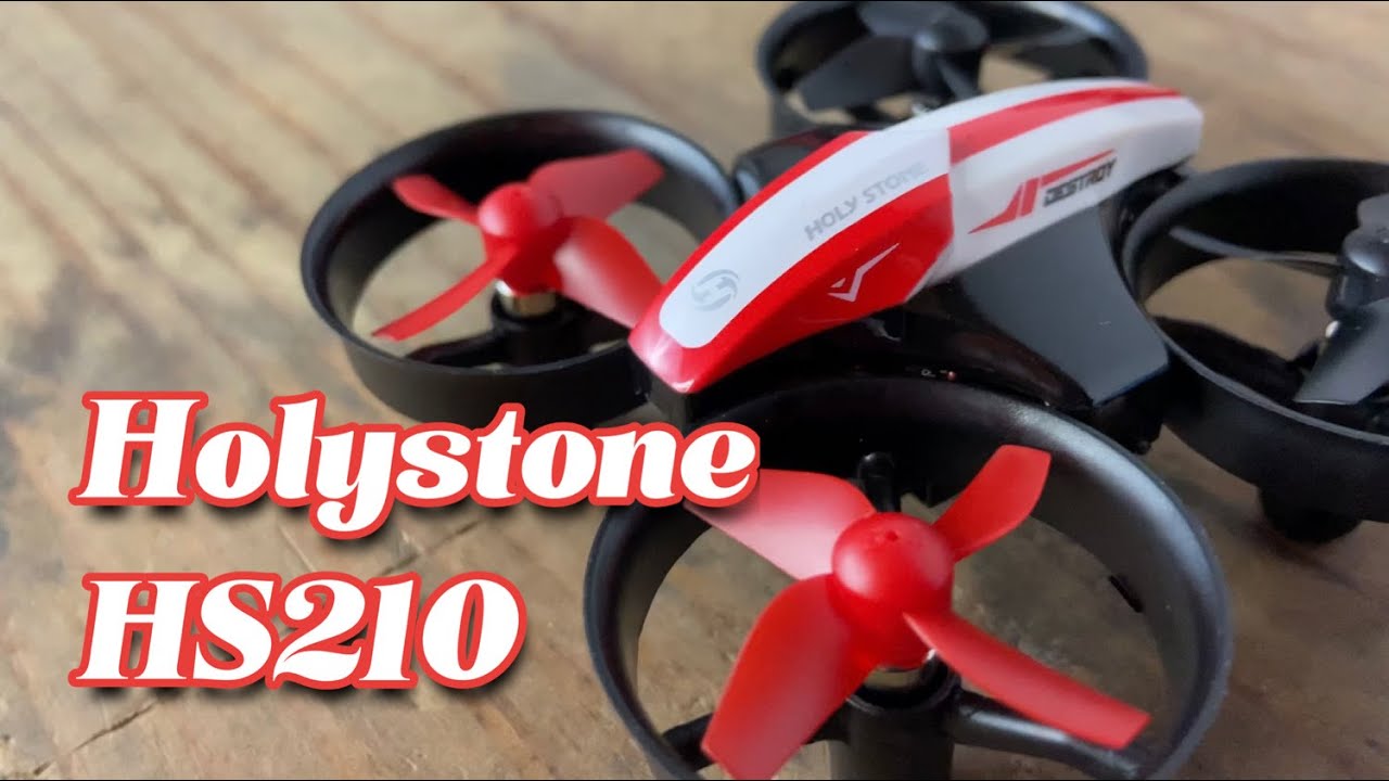 Мини-дрон Holystone HS210 — перевороты на 360°, гироскопическая стабилизация, взлёты с места — ра...