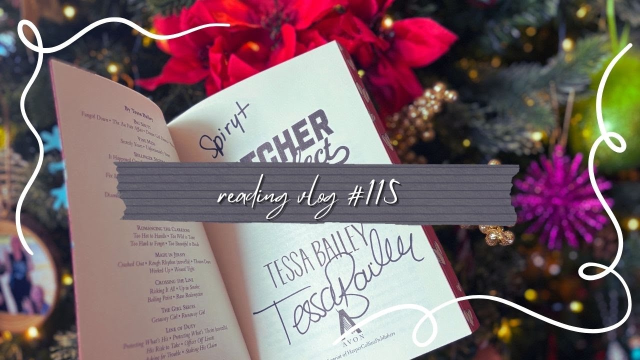 reading vlog #115 // christmas and goals