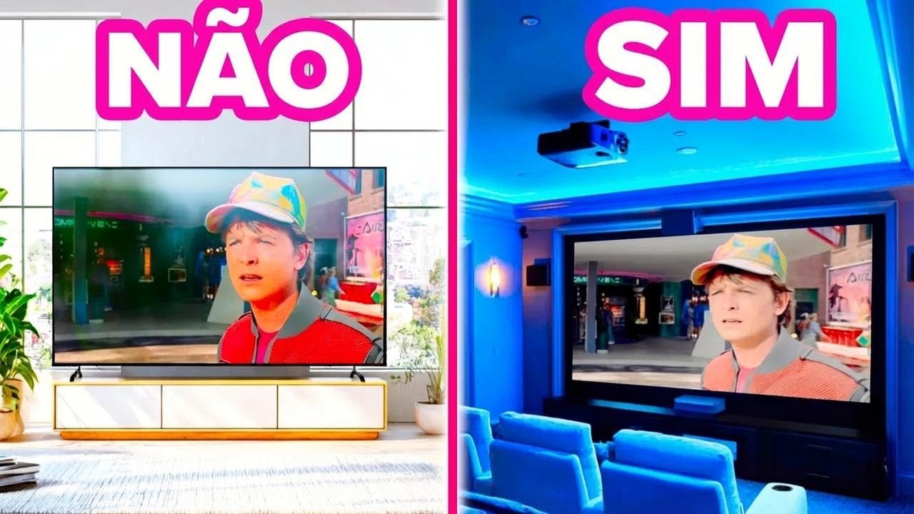 Projetores ou TVs OLED e Mini LED: Qual vale mais a pena?