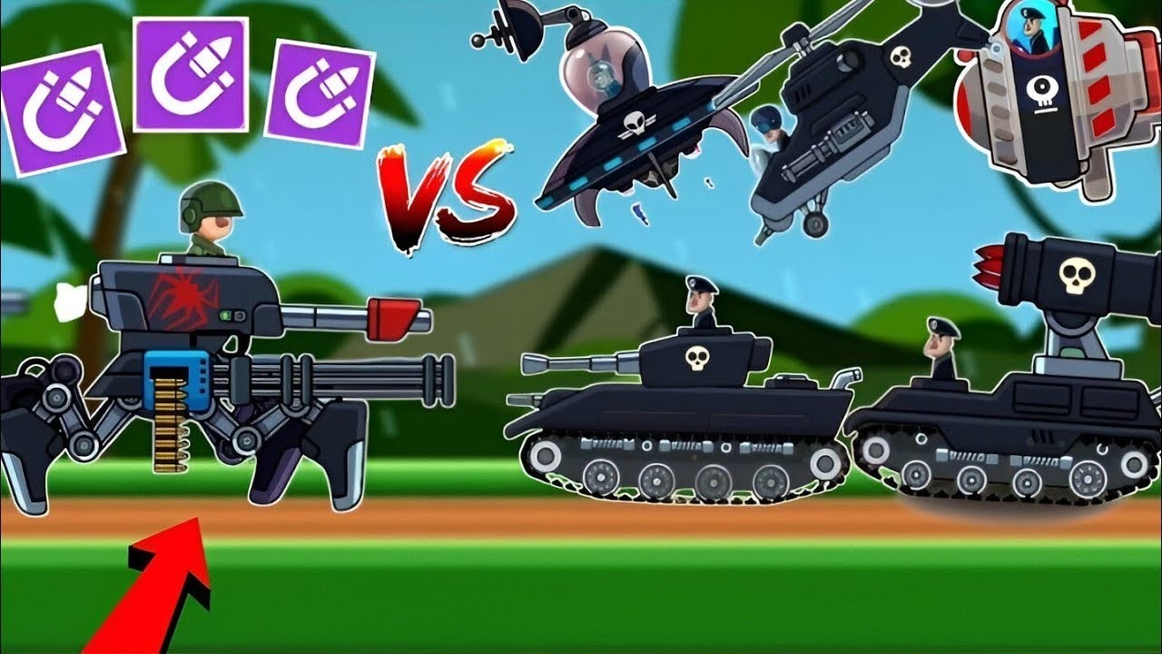 Hills of steel// Boss Rush Arachno Tank Gameplay// oppi gameplay #hillofsteel