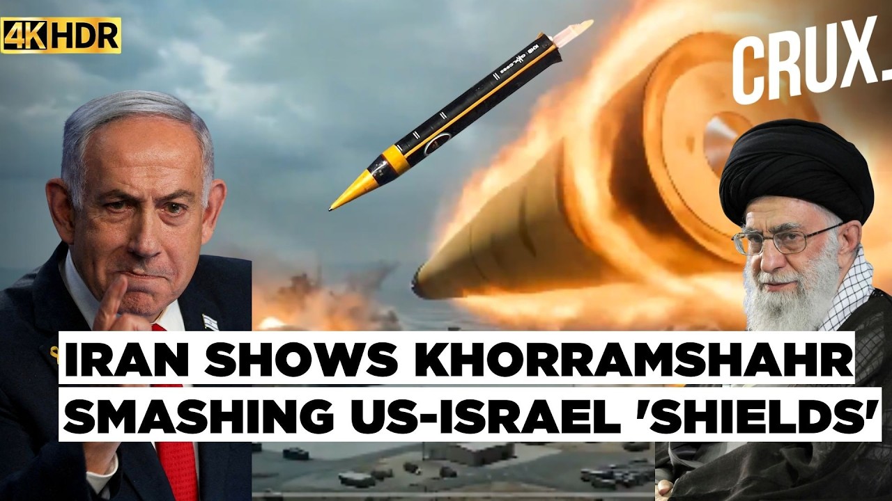 Iran Drops ‘Thunderbolt’ Khorramshahr-4 Missile Video, Marks Targets At US' Jordan Base | 4k