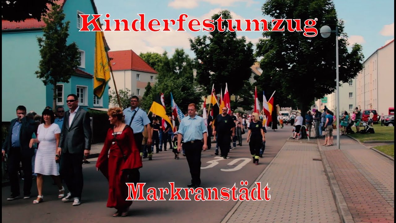 🎵Kinderfestumzug Markranstädt zum Kinderfest 2017 🎷