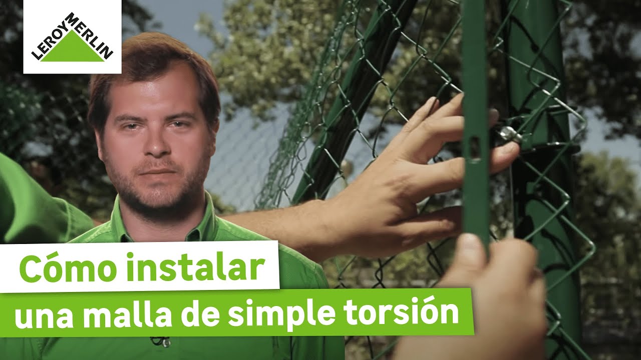 Cómo instalar una malla de tensión | LEROY MERLIN