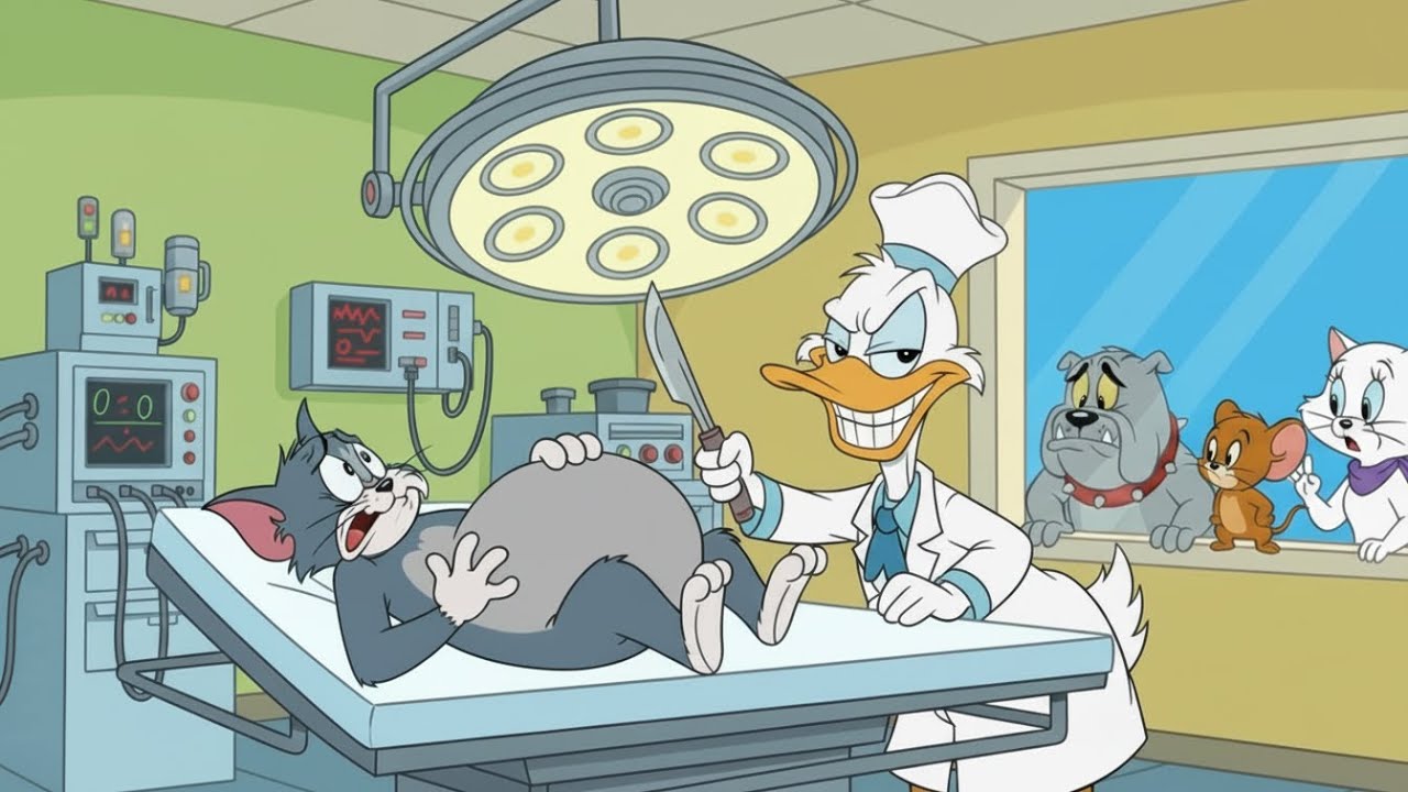 Oh no! Tom looks like he's pregnant... so what's inside Tom's belly? | Fan-made Tom & Jerry cartoon
