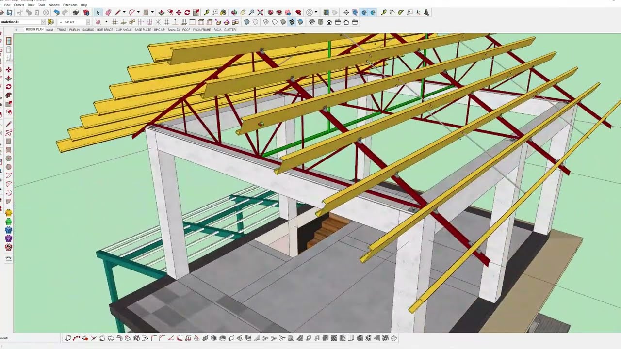 ROOFING ESTIMATE (INCLUDES TRUSS, PURLIN, ROOFING SHEETS AND ACESSORIES), FREE EXCEL  PROGRAM