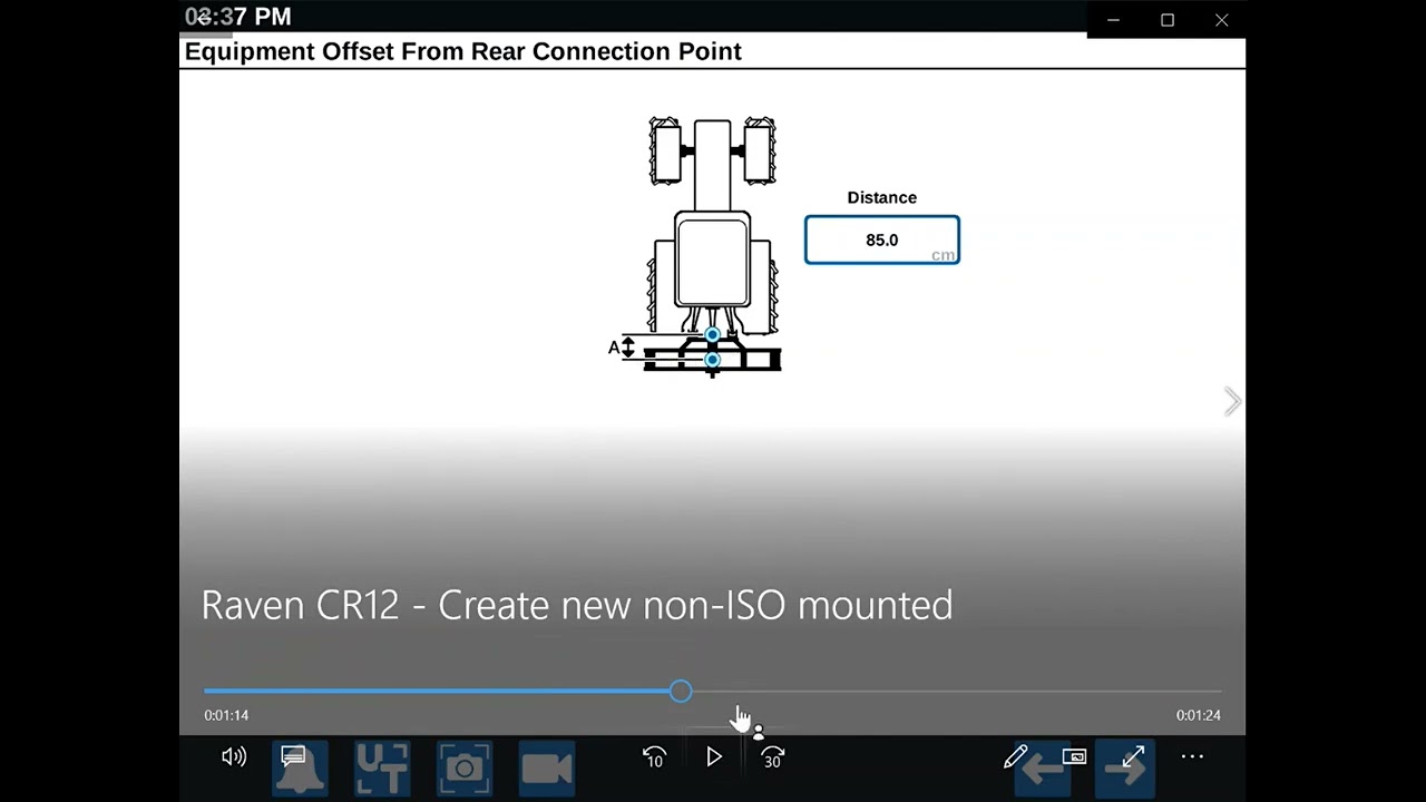 Raven CR12   Create an new implement ENG