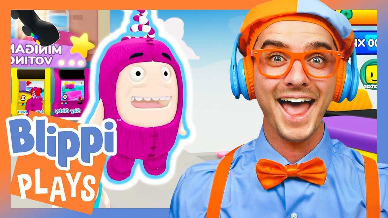Blippi Plays Obby Bods | Blippi Plays | Educational & Gaming Videos for Kids