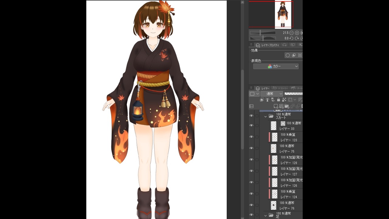 【作業】チャンネルマスコットキャラのLive2D作業　＃お絵描き　#勉強