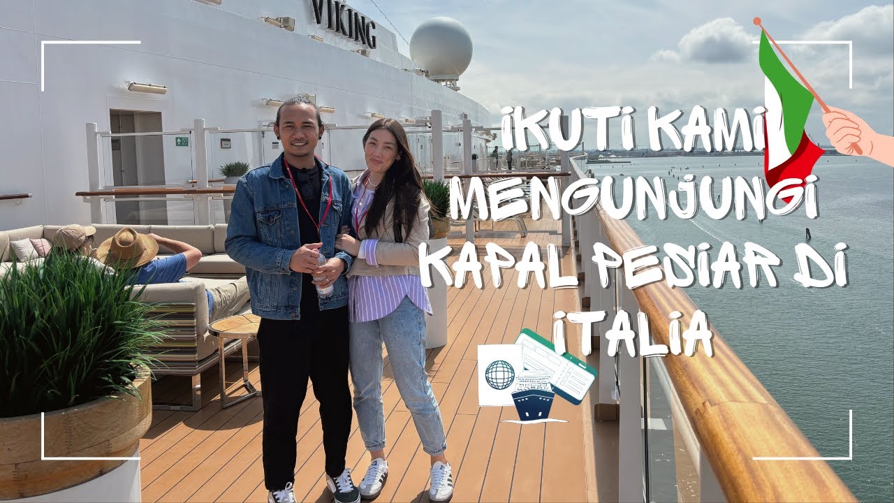 Mengunjungi teman dari indonesia yang kerja di Kapal Pesiar  🛳️ di Chioggia - Italy