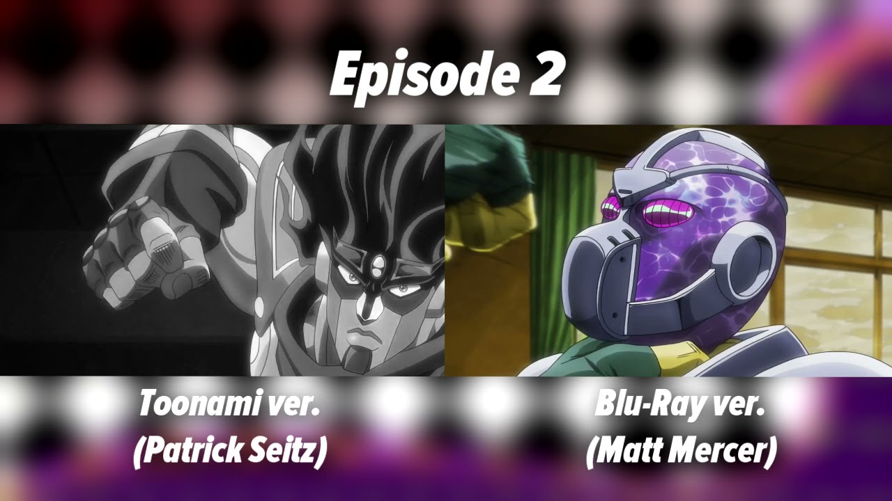 Star Platinum's English Voices (Toonami vs Blu-Ray)