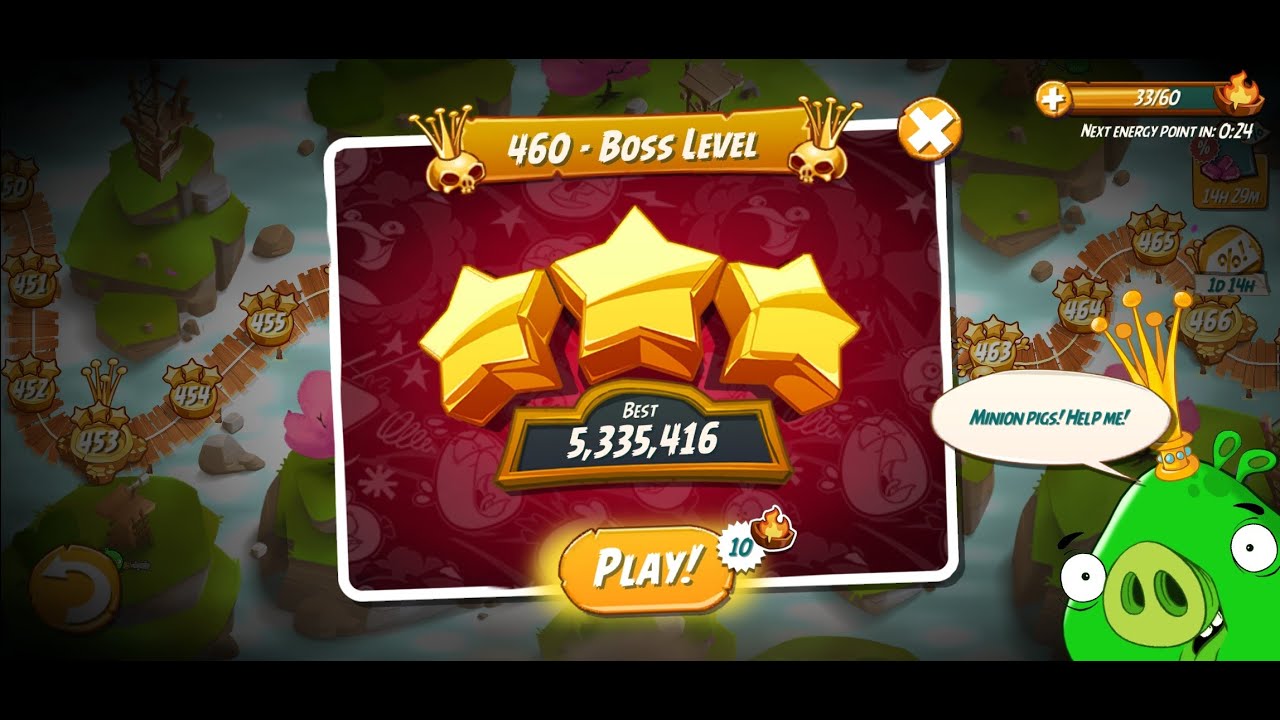 Angry Birds 2 | Rescuer | Level 460 | Boss Level | Hitting Fun | Angry Bird 2 Show