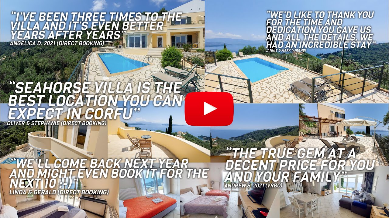 Seahorse Villa Agni Kalami Corfu