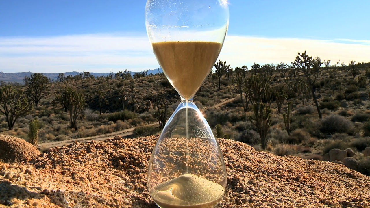timelapse ampulheta glass
