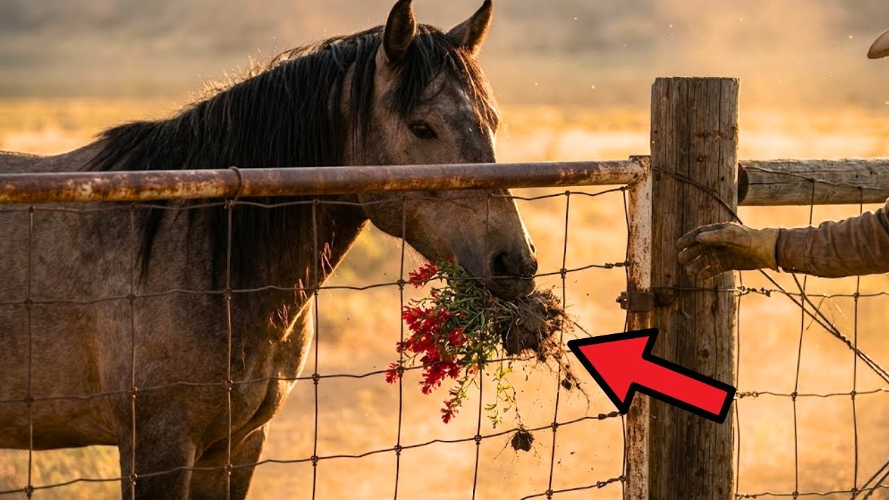 Wild Mustang Appeared at Struggling Farmer's Gate Every Dawn — The Reason Why Saved His Entire Ranch