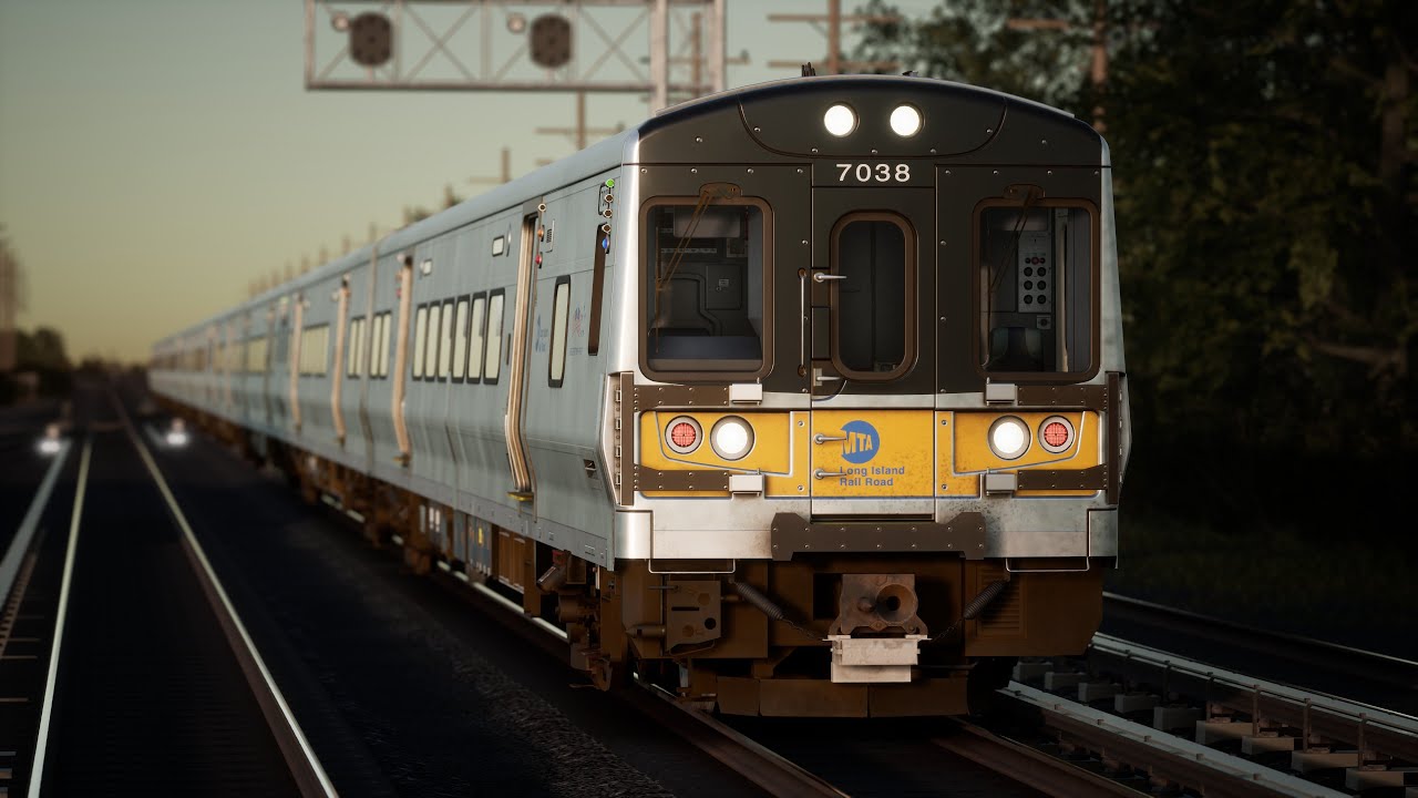 Train Sim World 4 | Long Island Rail Road | Suburban Sunset | 4K