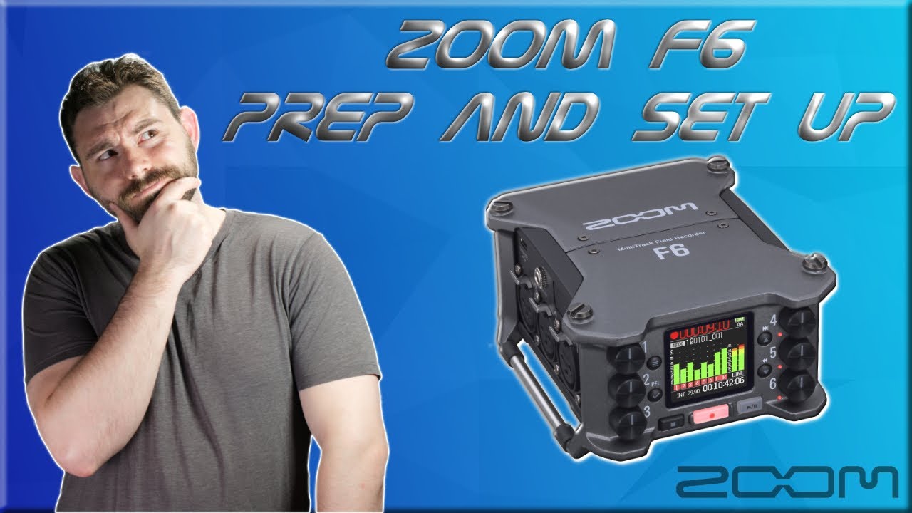 Zoom F6 Set Up for FILM PRODUCTION! (PFL Settings/Bit Depth/Sample Rate)(Zoom F6 Part 14)