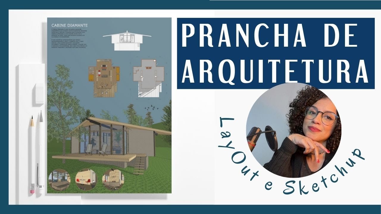 PRANCHA de arquitetura do ZERO - Passo a Passo - Sketchup + LayOut