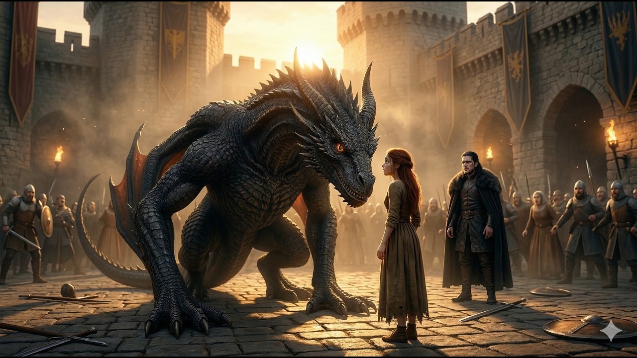 The Alpha King’s Dragon Burned Every Rider Alive — Then It Knelt Before the Broken Maid