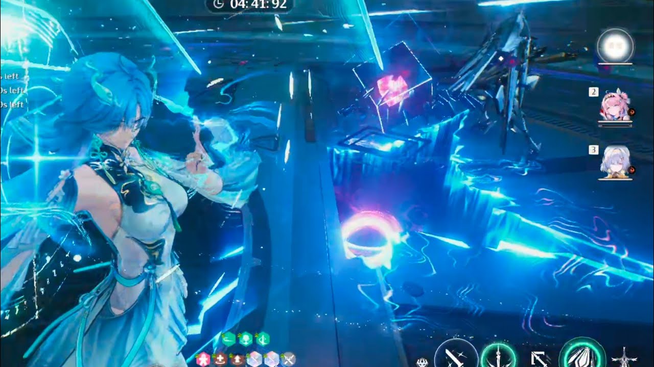 WUWA QINGXIAO DENIA MORNYE TEAM ROTATION SHOWCASE WUTHERING WAVES 