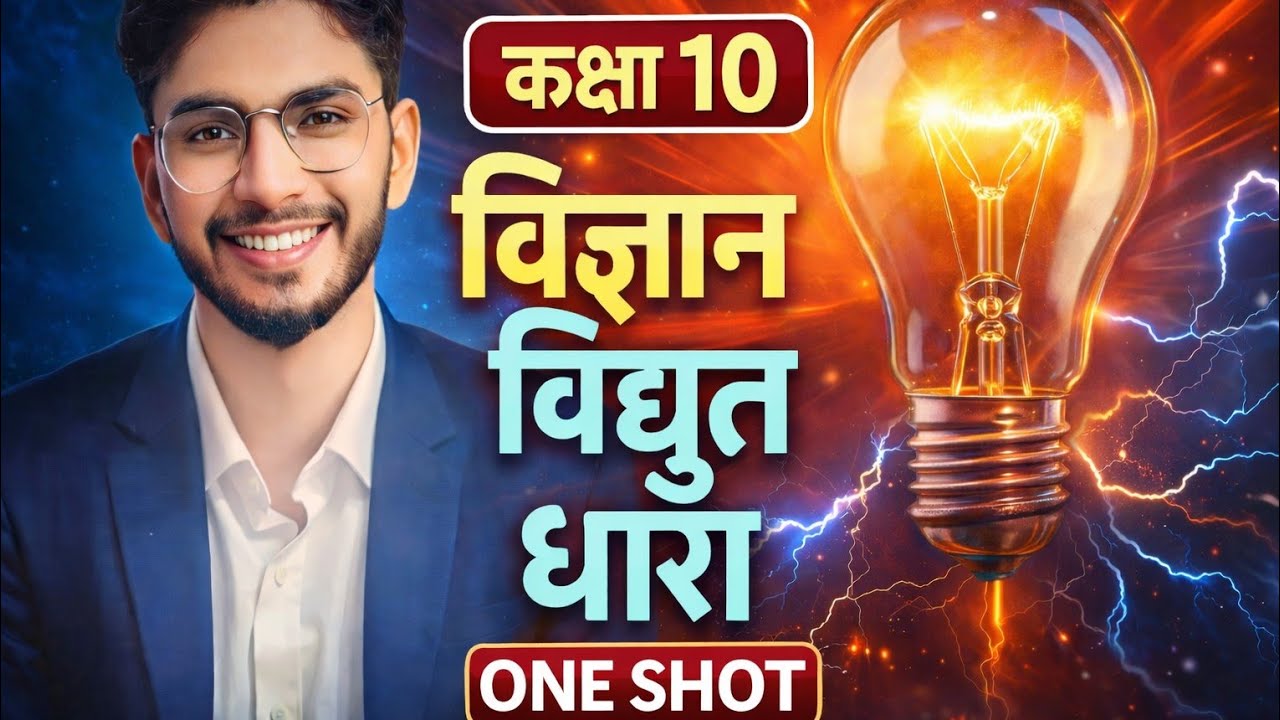 Class 10 विज्ञान | विद्युत धारा (Electric Current) One Shot | पूरा Chapter आसान तरीके से