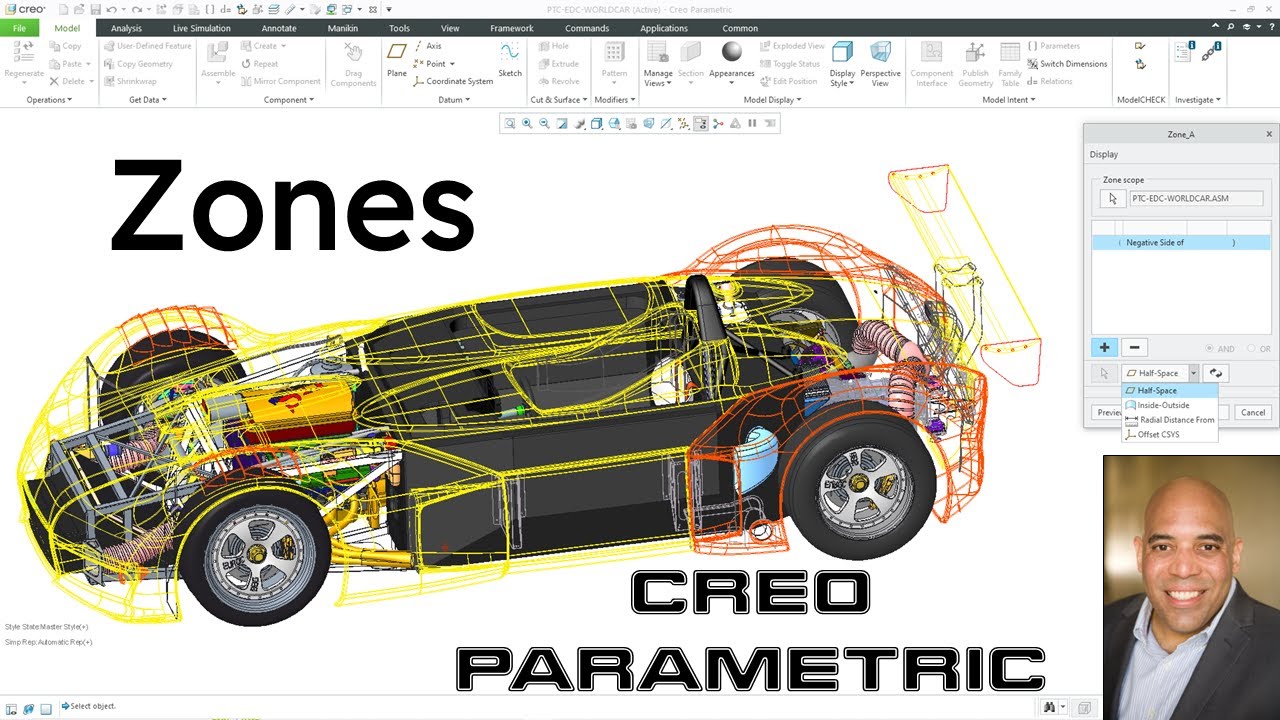 Creo Parametric - Zones