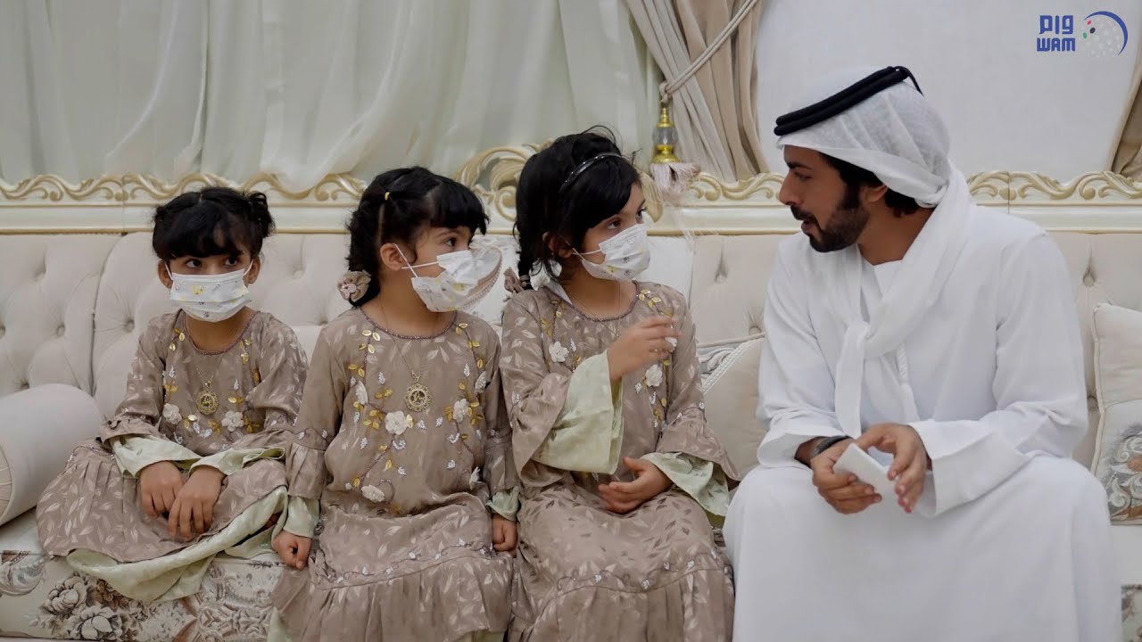 خليفة بن طحنون يواصل زياراته لأسر الشهداء