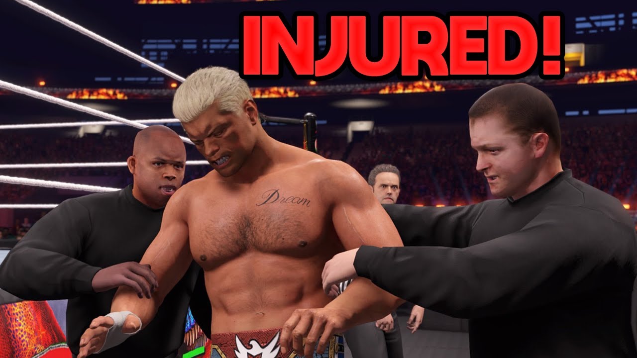 HIDDEN Injury Cutscene In WWE 2K23 Universe Mode!!