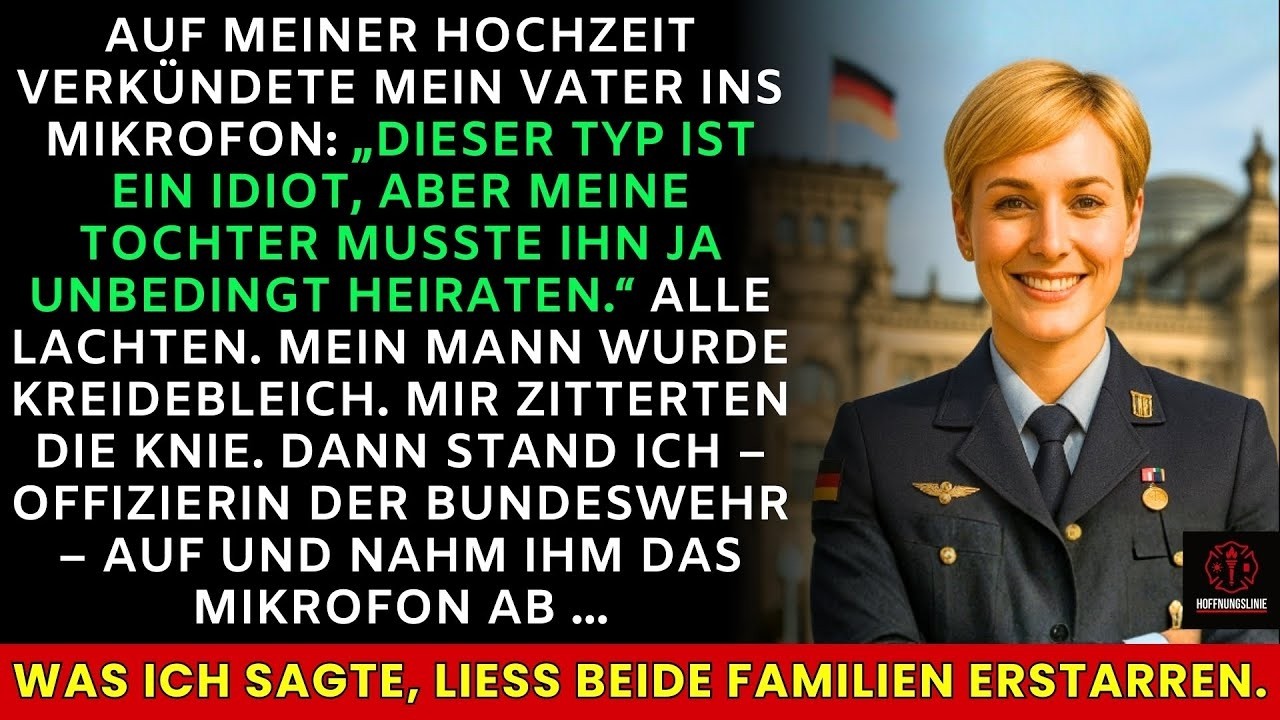 Bei meiner Hochzeit nannte mein Vater meinen Mann einen Idioten – dann griff ich zum Mikro!