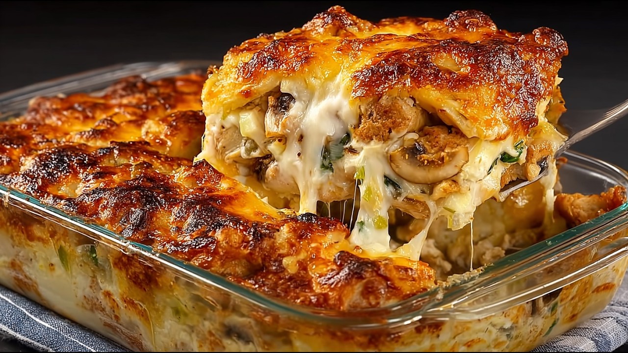Easy recipes to make at home in just 15 minutes! The most delicious casserole!