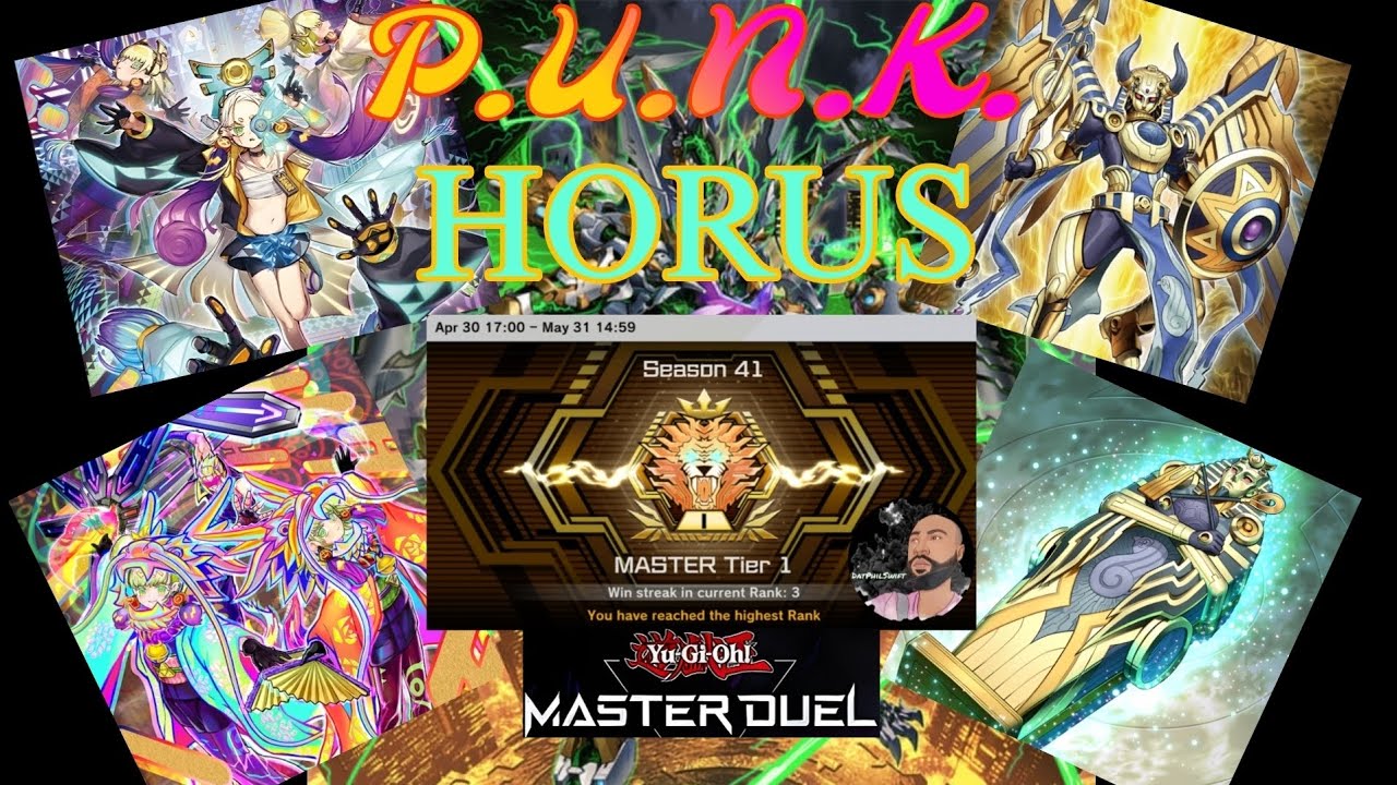 P.U.N.K Horus | Best Way To Play P.U.N.K.| Master 1 Decklist & Gameplay | Season 41 Master Duel