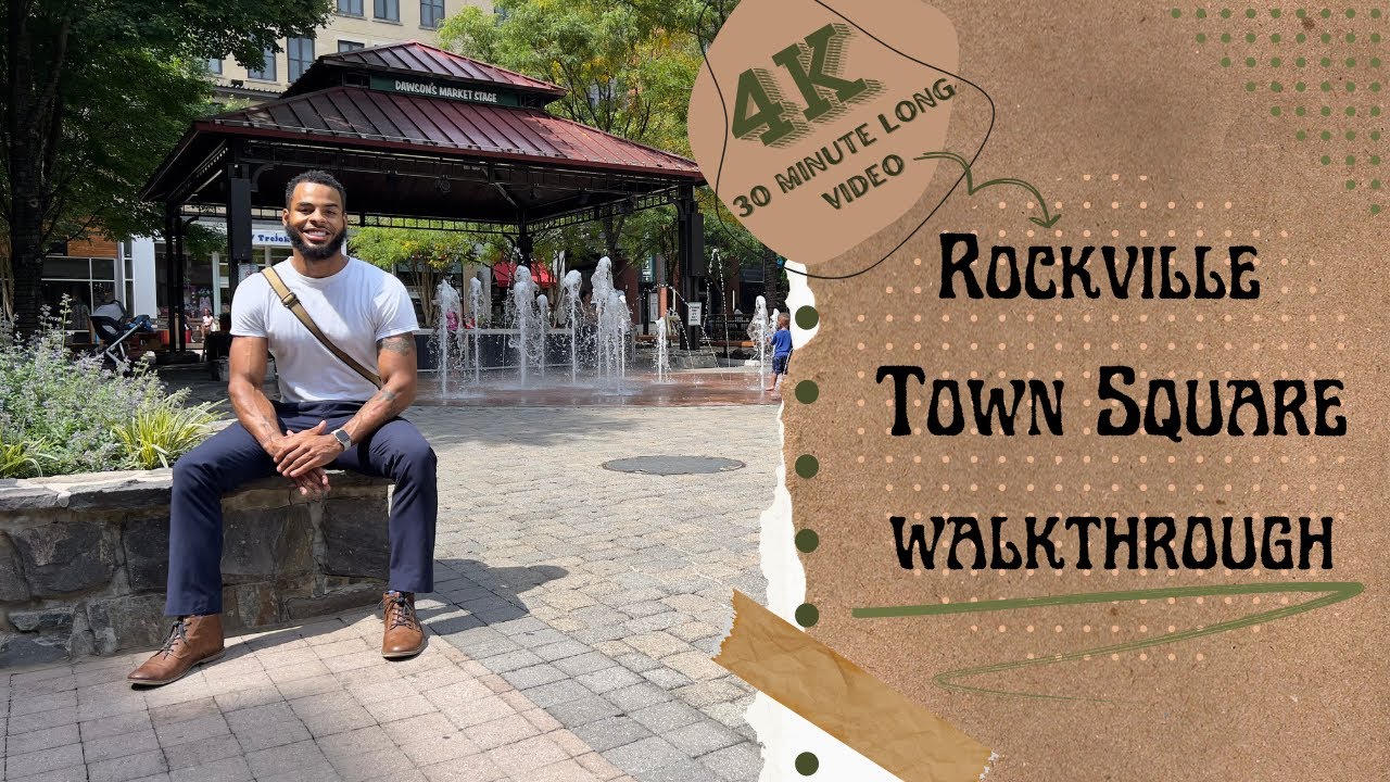 Moving To Maryland - Rockville [4K] Virtual Walking Tour (2023)