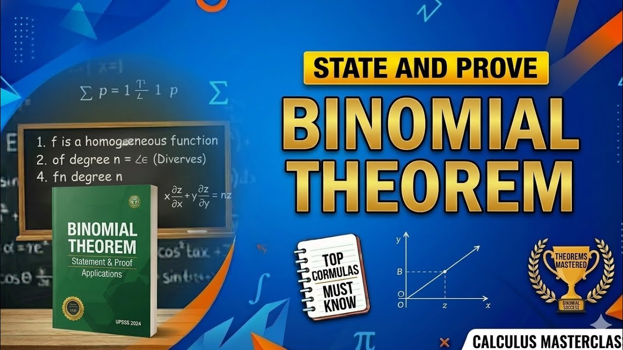 State and prove Binomial theorem 