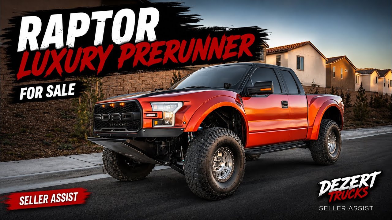 ПРОДАЕТСЯ! 49 500 долларов США, Ford Raptor Luxury Prerunner, каркас безопасности, усиленные пруж...