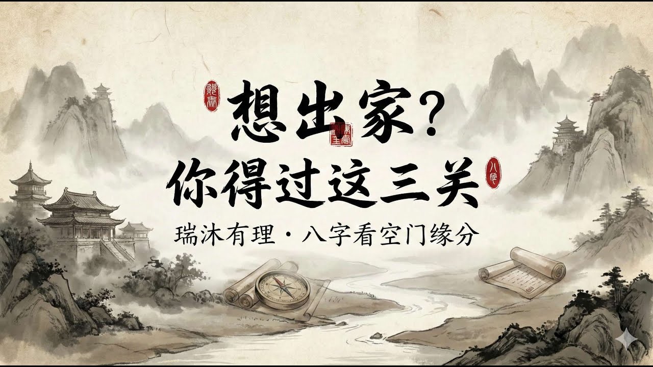 僧道之命，必有奇格？深度解析三种不同层次的“出家八字” | 易学 | 八字命理 | 瑞沐有理 | 出家 | 僧道八字 | 华盖 | 偏印 | 传统文化 | 玄学 | 命理分析 | 佛缘 | 修行 |