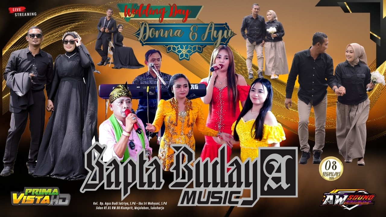 🔴📡Live  Cs.Sabta Budaya ❃ Wedding Donna & Ayu  ❃ AW AUDIO SOUND  ❃  PRIMAVISTA HD ❃