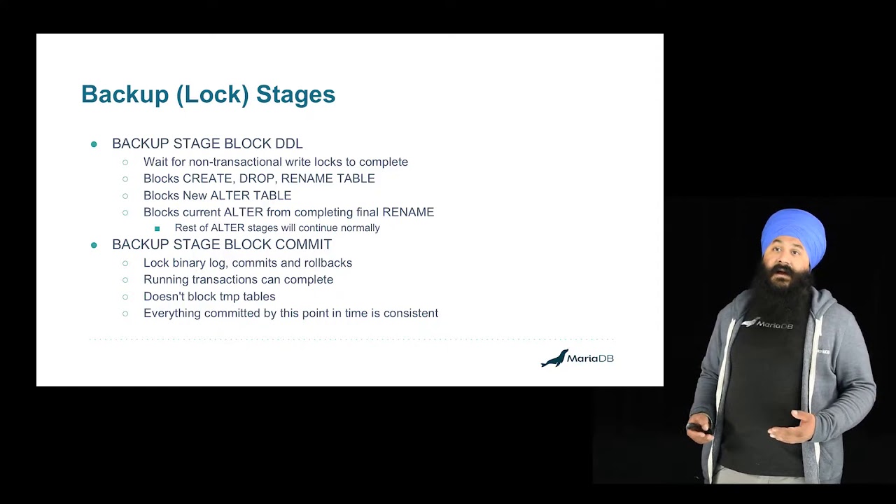 MariaDB Backup Locks