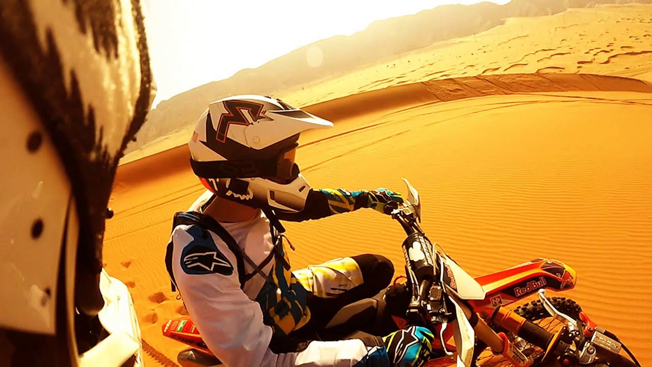 Desert Motorcross Action - Dubai UAE