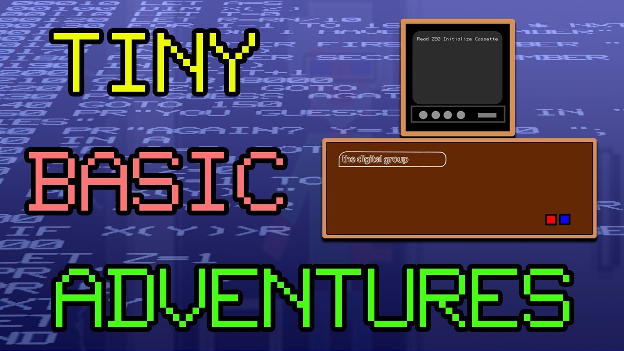 How do you play games on a 47 year old computer? | Tiny BASIC Adventures