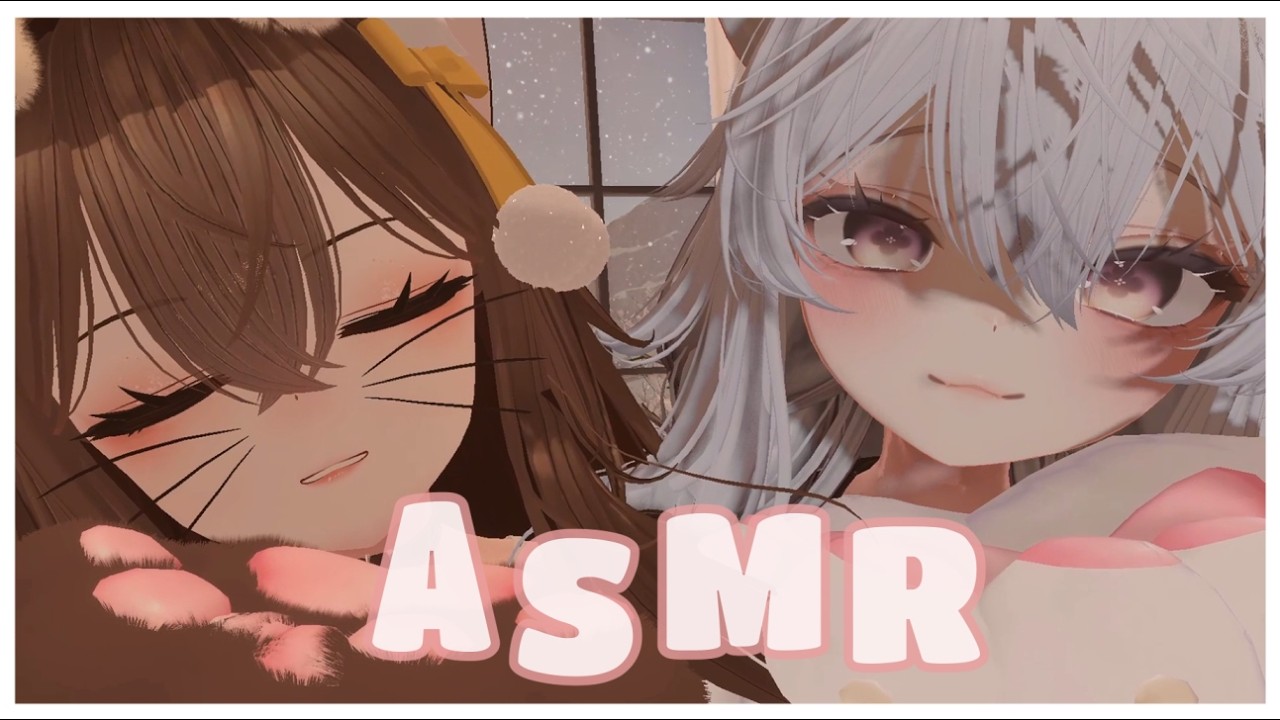 【ASMR Vrchat】Twin Catgirls Plays with Your Face! ♥ Personal Attention ♥ Purr! ♥ w/Steampunkie
