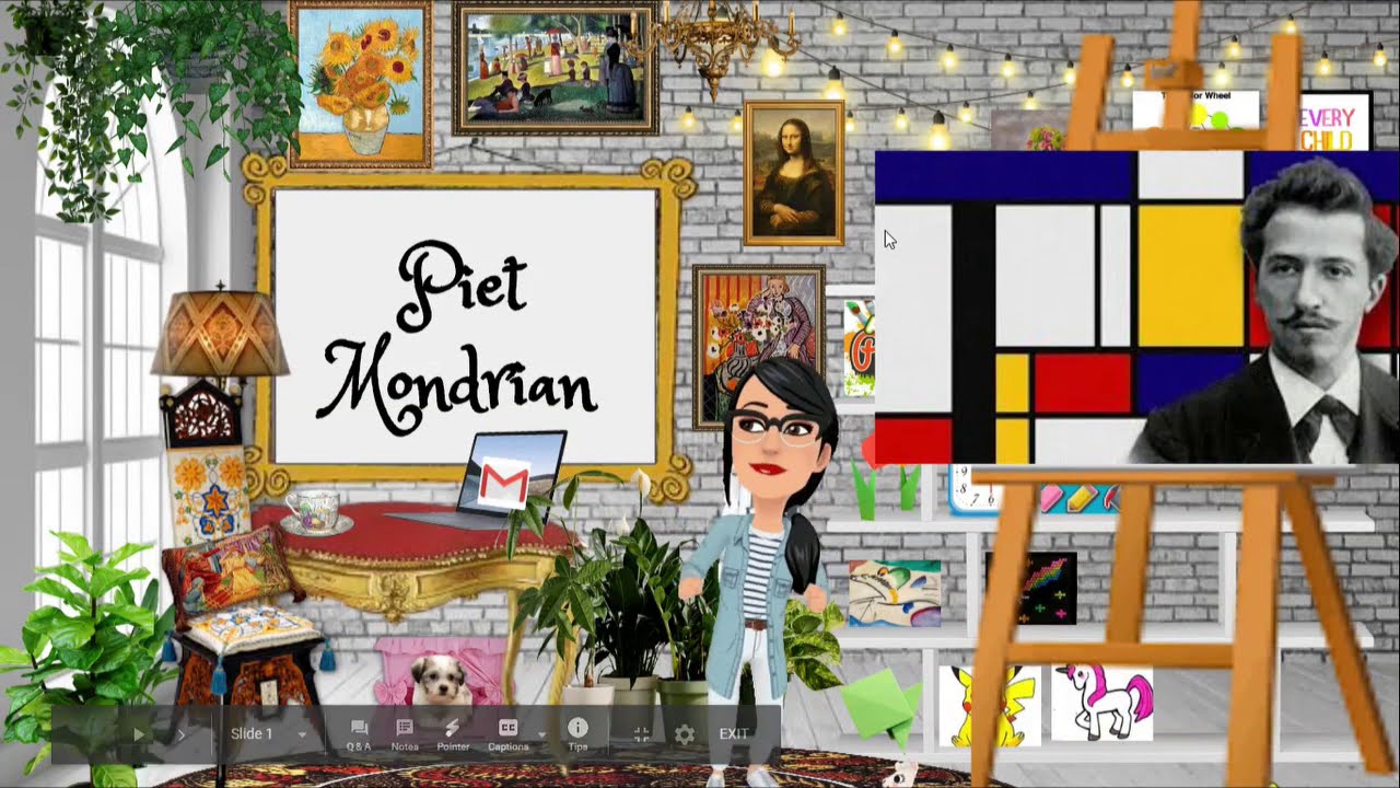 Piet Mondrian Art Lesson for Kids